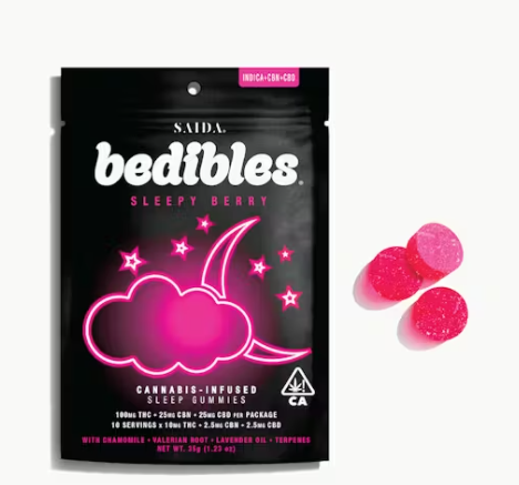 Bedibles Gummies 4:1:1 THC:CBN:CBD - 100 mg - 10 Pack