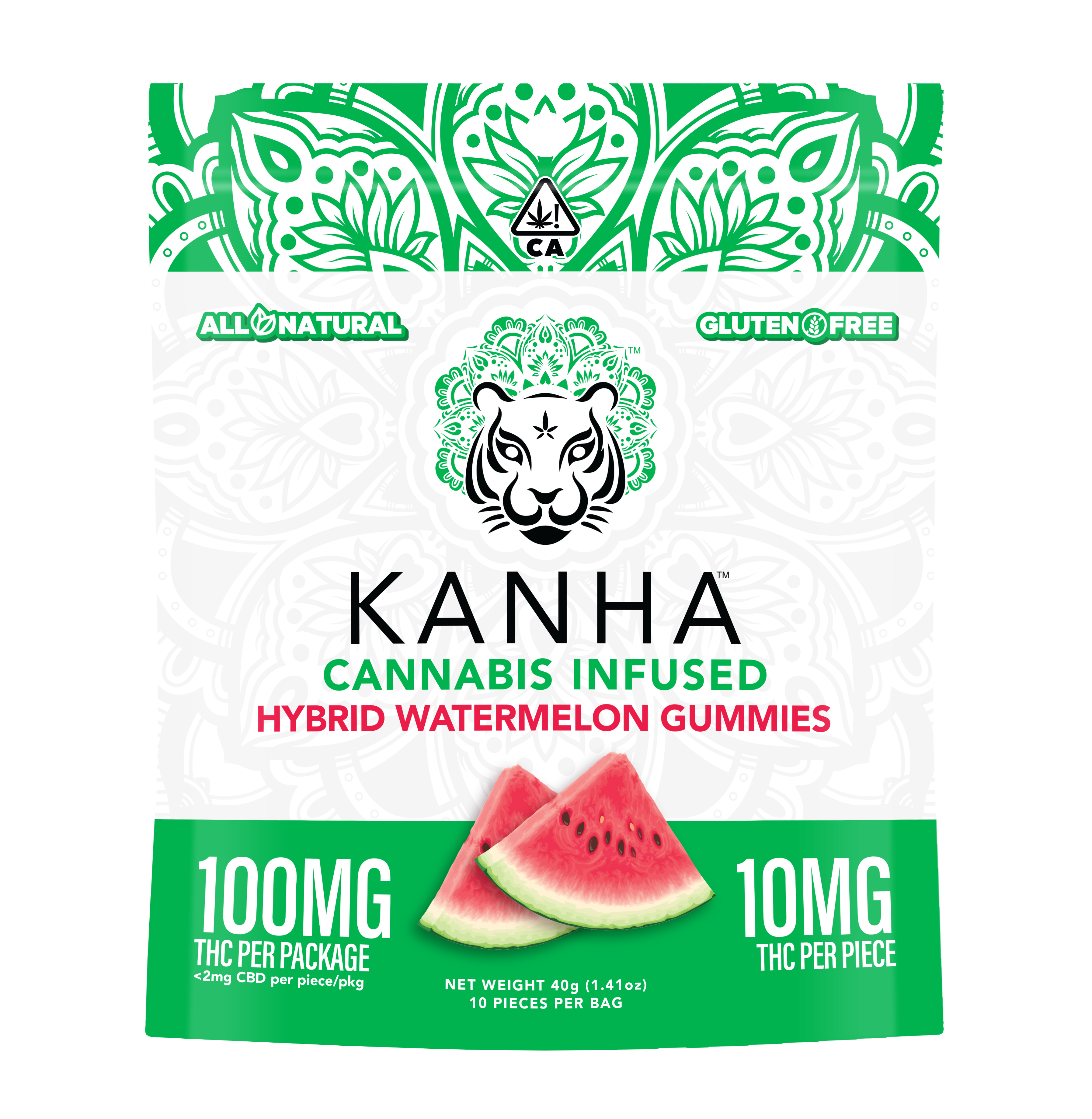 WATERMELON 10 PACK GUMMIES