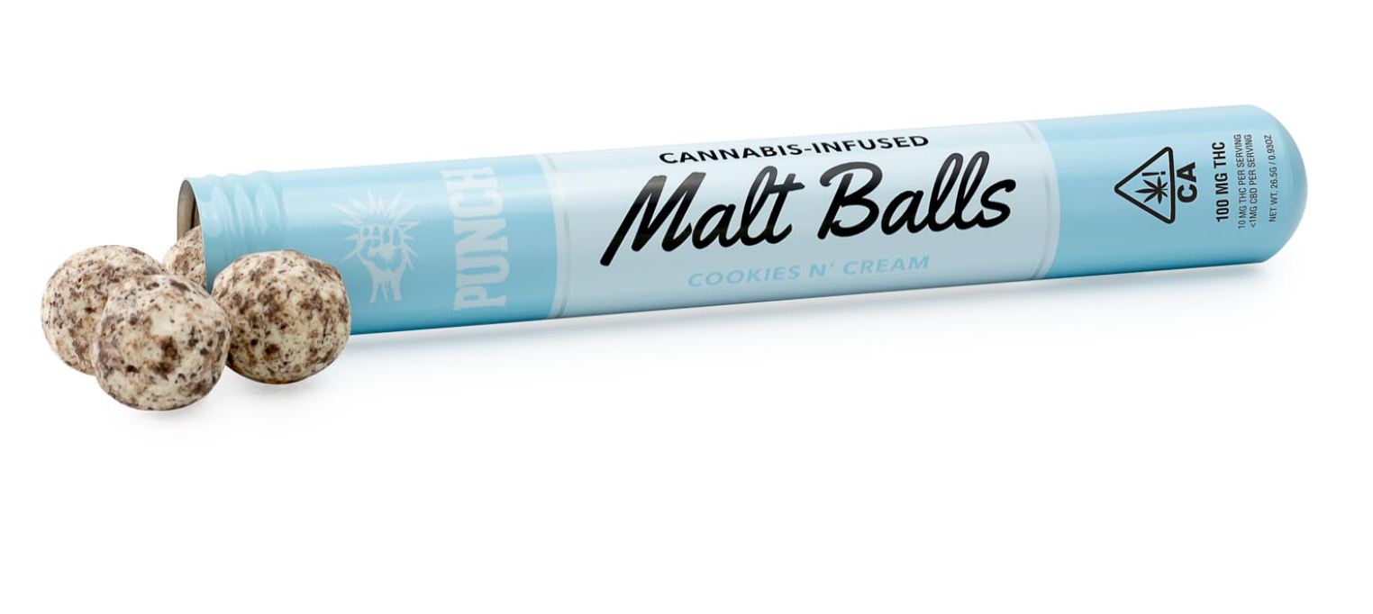 COOKIES N' CREAM 100MG MALT BALLS