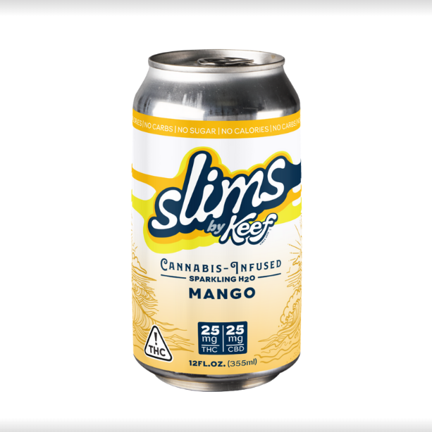 Mango 1:1 CBD Sparkling Water Slims - 25 mg