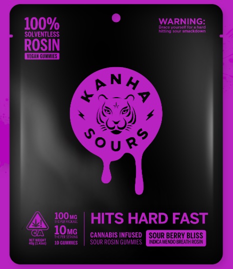 SOUR BERRY BLISS ROSIN NANO 10 PACK GUMMIES