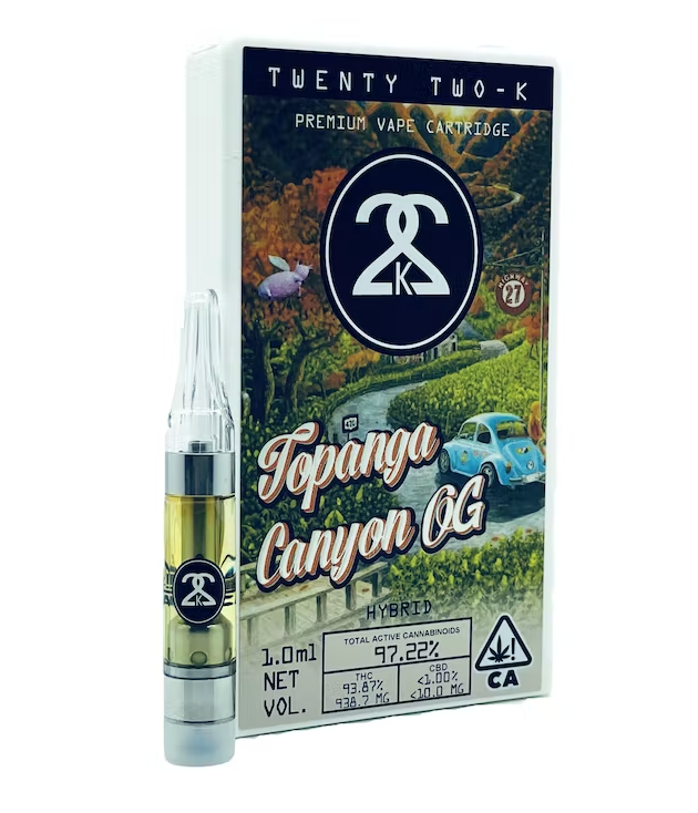 TOPANGA CANYON OG 1G CARTRIDGE