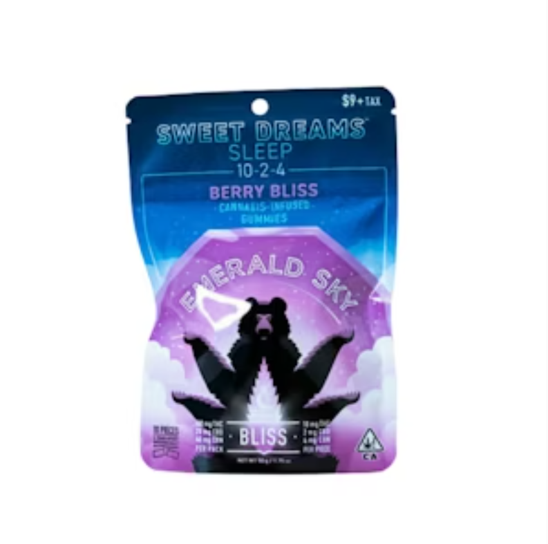 Berry Bliss 10:2:4 THC:CBD:CBN Gummies - 100 mg - 10 Pack