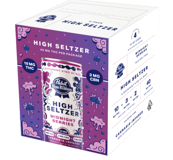 PBR SELTZER MIDNIGHT BERRIES 15MG 4PK