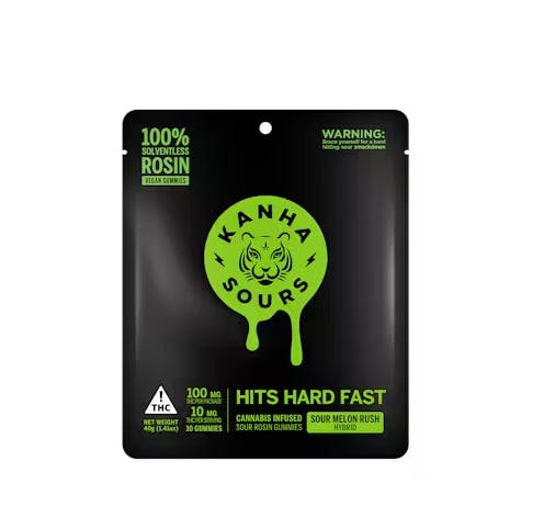 SOUR MELON RUSH ROSIN NANO 10 PACK GUMMIES