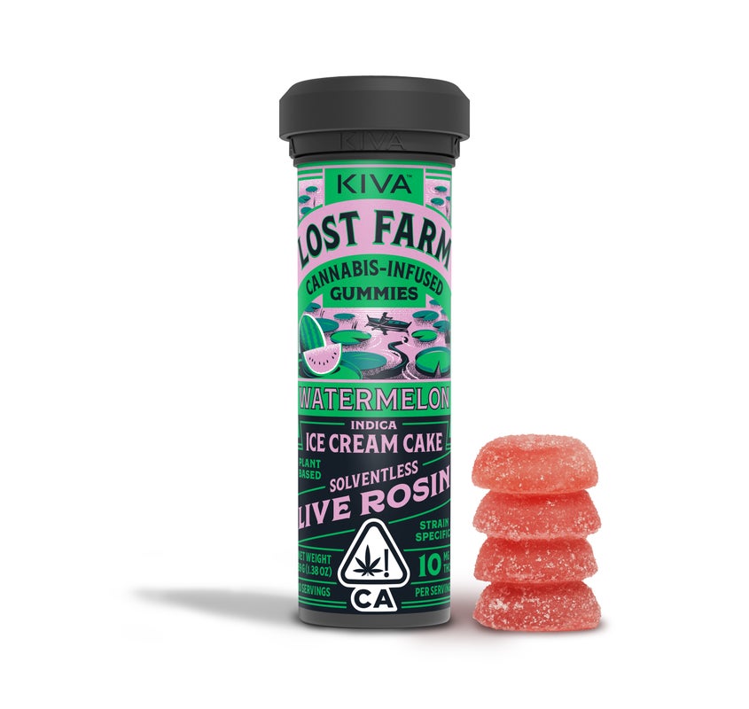 LOST FARM WATERMELON ICE CREAM CAKE LIVE ROSIN GUMMIES