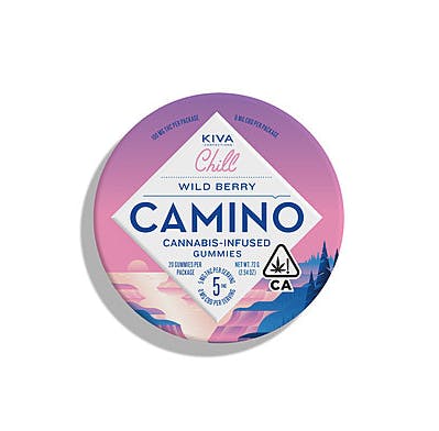 Kiva - CAMINO WILD BERRY CHILL 20 PACK GUMMIES