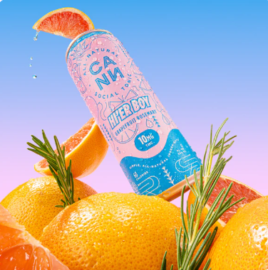 HI'ER BOY GRAPEFRUIT ROSEMARY - 10 mg - 4 Pack