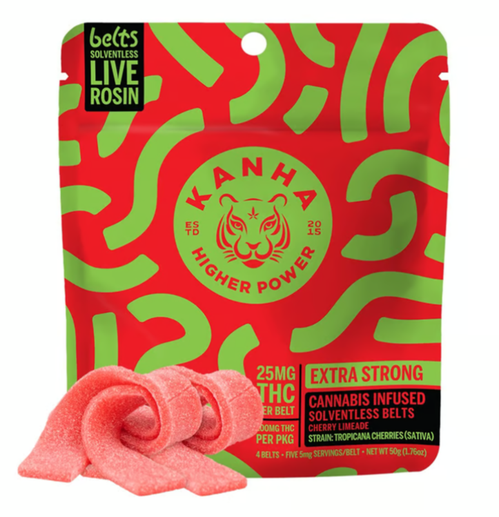 CHERRY LIMEADE 4PACK 25MG ROSIN BELTS