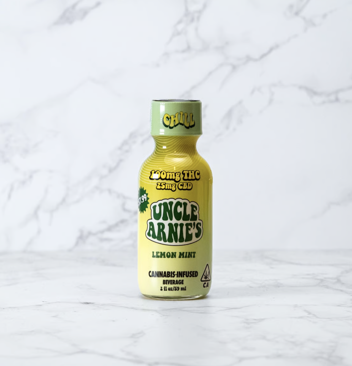 Lemon Mint 100mg THC 25mg CBD Shot