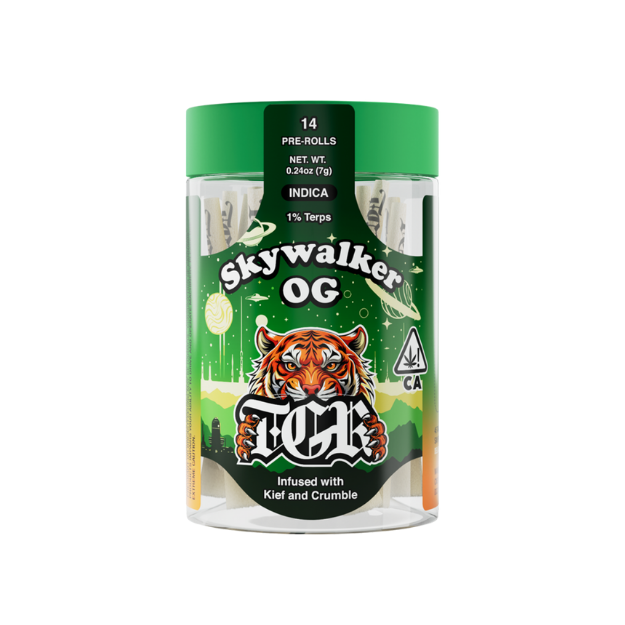 Skywalker OG Kief & Crumble Infused Prerolls - 7 g - 14 Pack