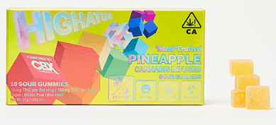 PINEAPPLE 10 PACK SOUR GUMMIES