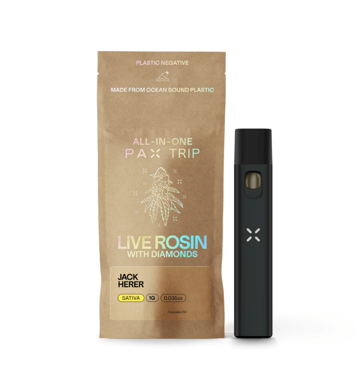 Jack Herer Live Rosin With Diamonds All In One - 1 g