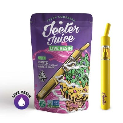 RUNTZ (JEETER JUICE) 500MG LIVE RESIN DISPOSABLE VAPORIZER