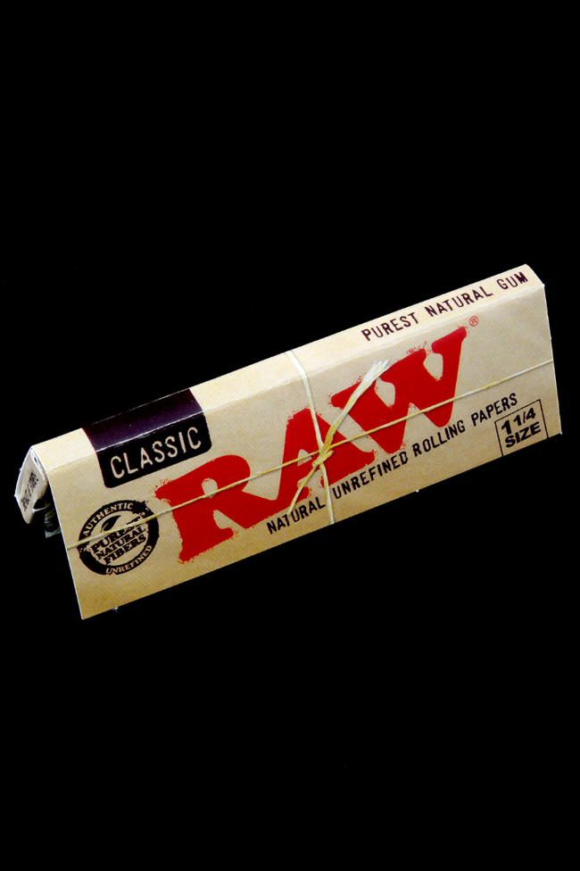 1 1/4" RAW ROLLING PAPERS