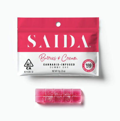 Berries and Cream Gummy Bar - 100 mg