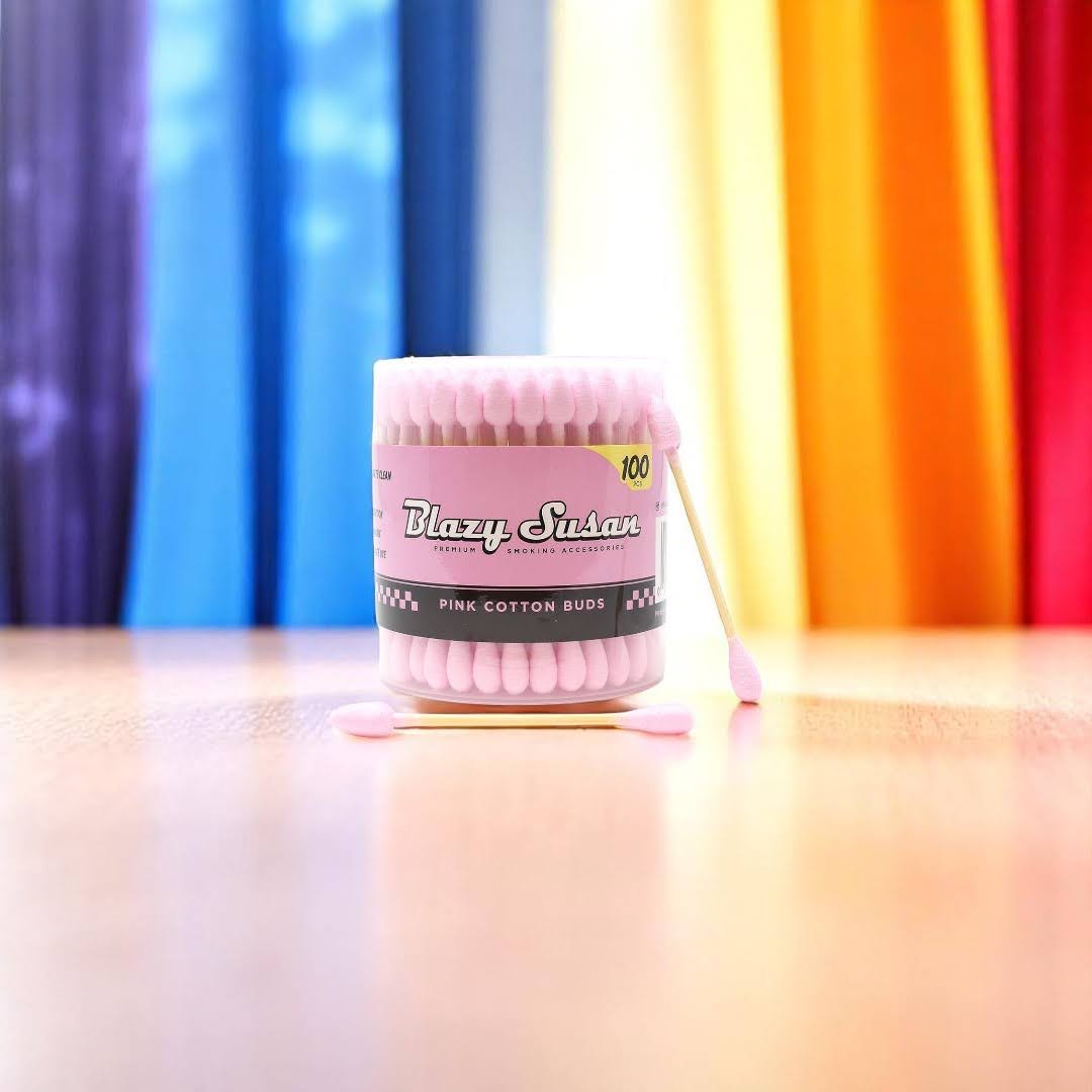 Blazy Susan Cotton Buds - Pink - Large (300)