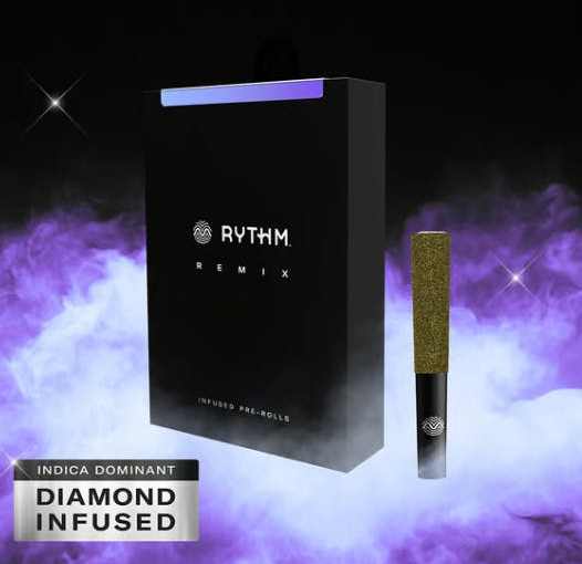 BLUEBERRY KUSH (INFUSED) - 5 PACK - 2.5G - RYTHM REMIX - 2.5 g