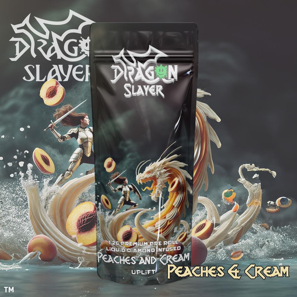 GIGGLES – Peaches & Cream | Liquid Diamonds & Terpenes Infused Pre