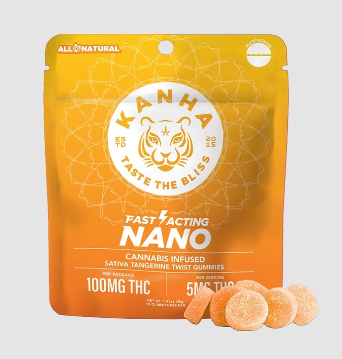 Tangerine Twist Sativa | Nano Gummies 10 Pack