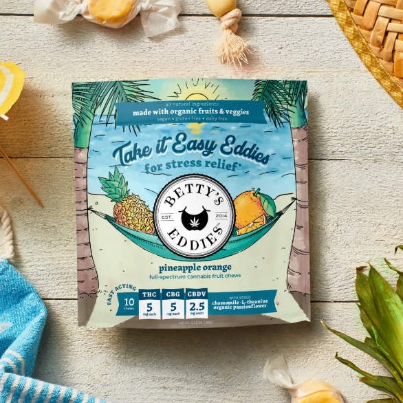 Take It Easy Pineapple Orange Chews | 10 Pack