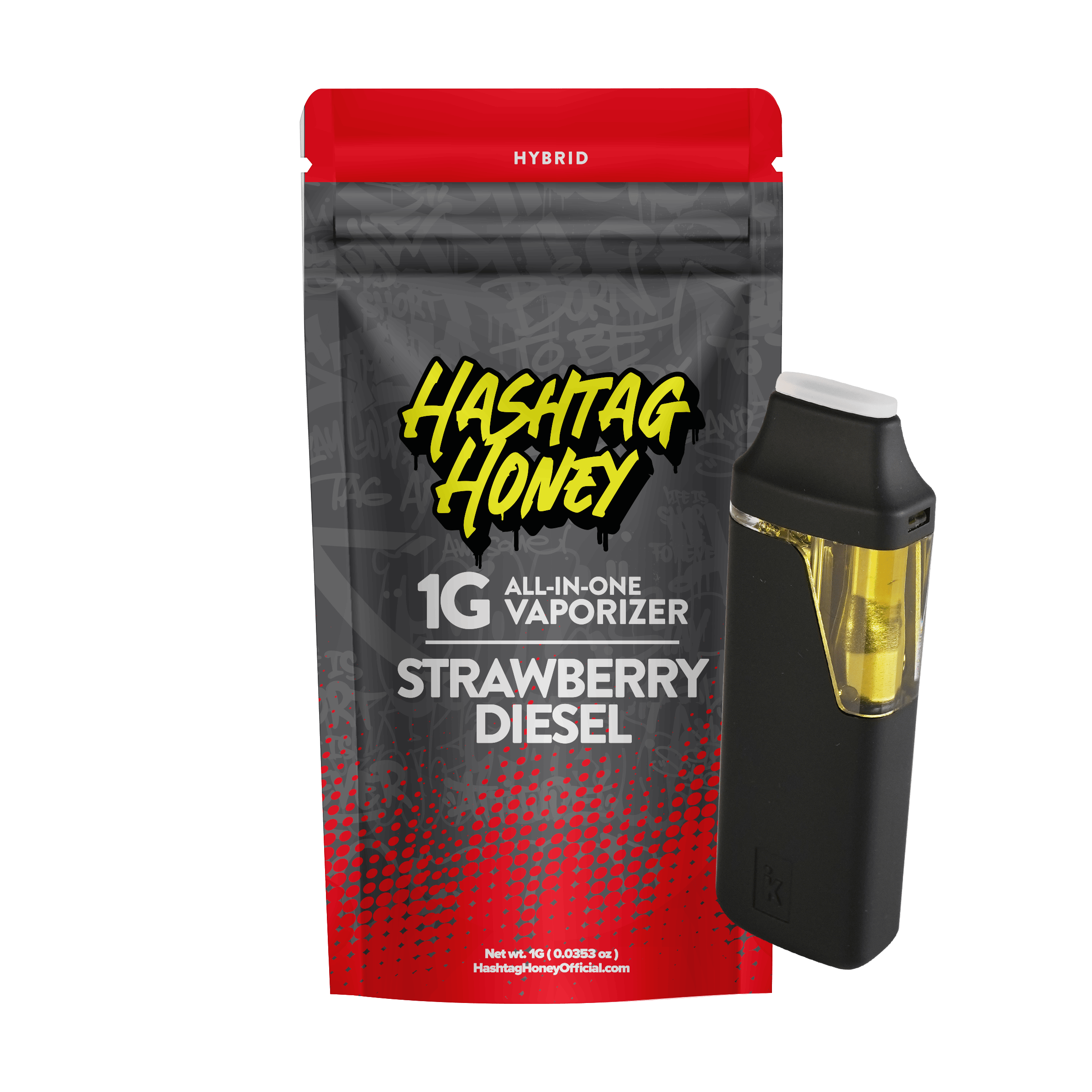 Hashtag Honey | Strawberry Diesel | 1g | Aio - 1 g