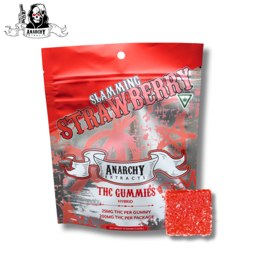 SLAMMING STRAWBERRY | 200MG | GUMMY