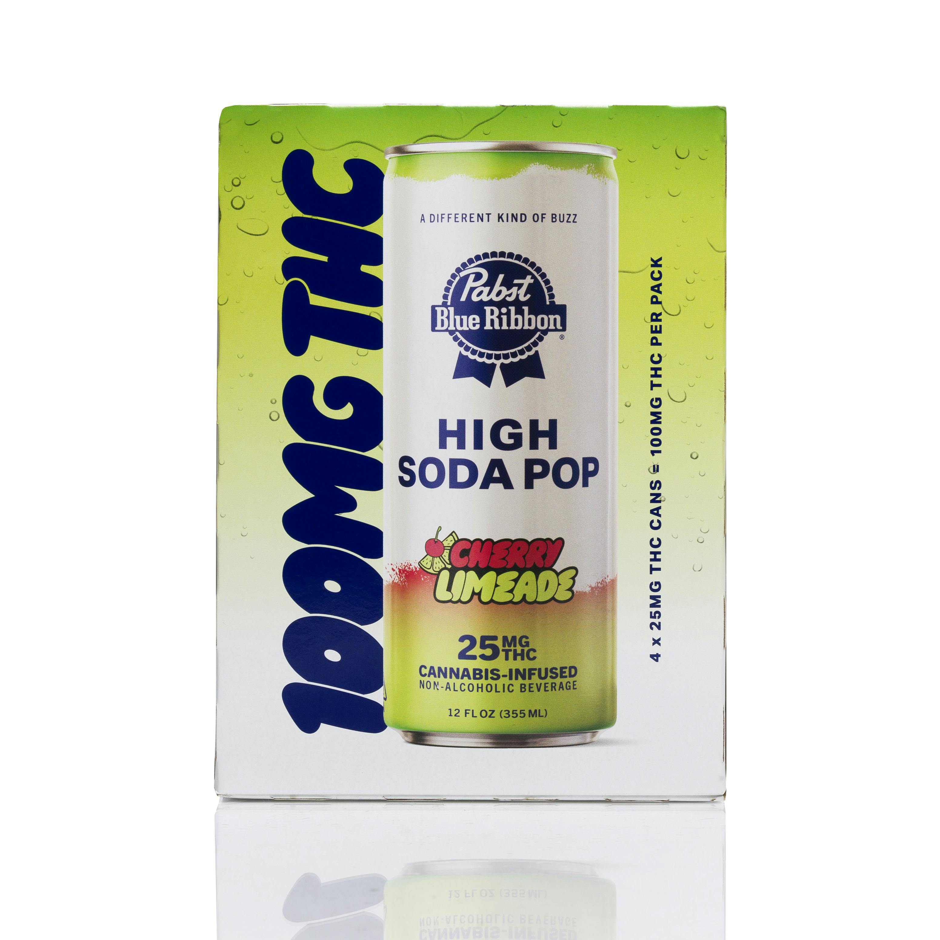 CHERRY LIMEADE 4-PACK SODA | 25MG