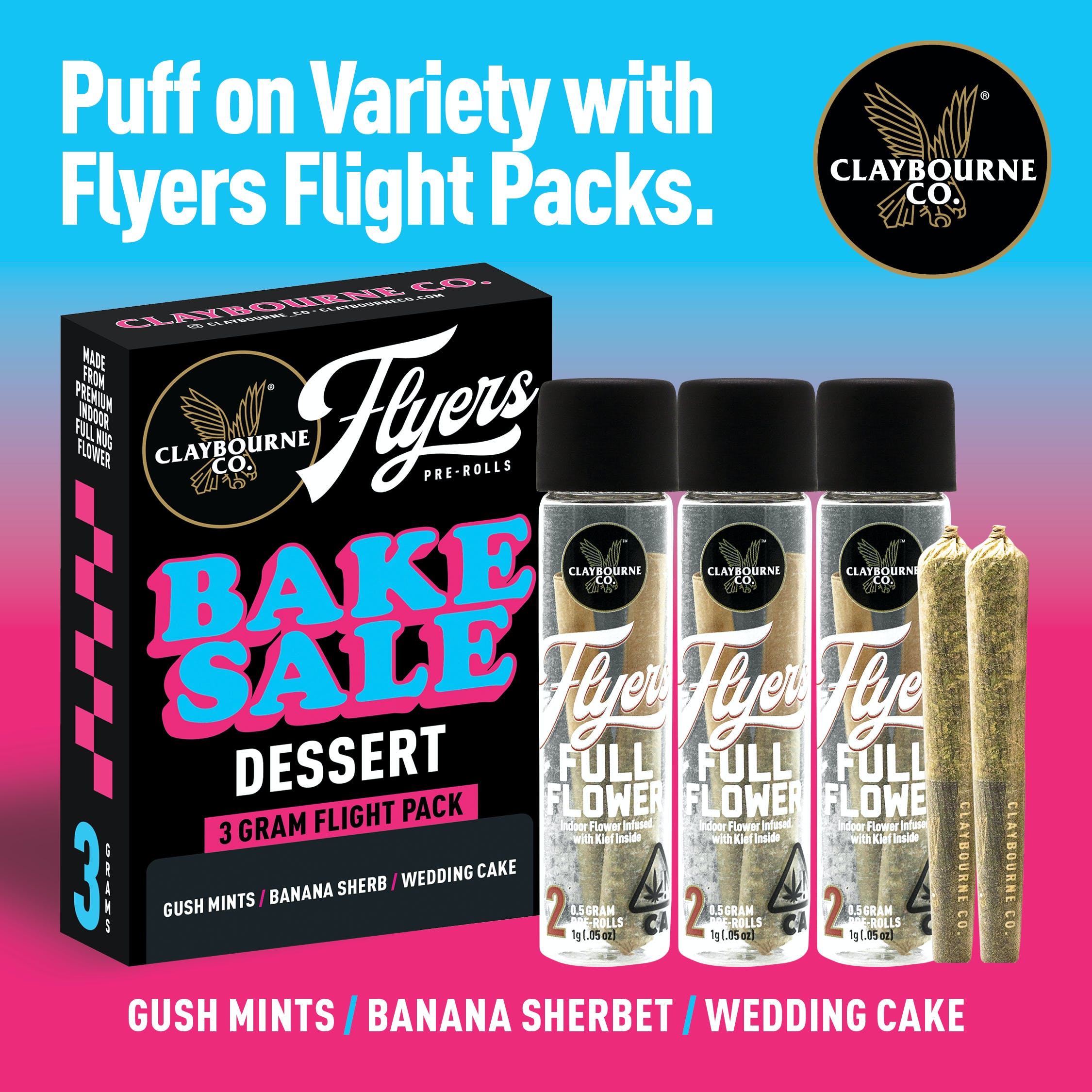 BAKE SALE FLIGHT 6-PACK PRE-ROLLS | 3G