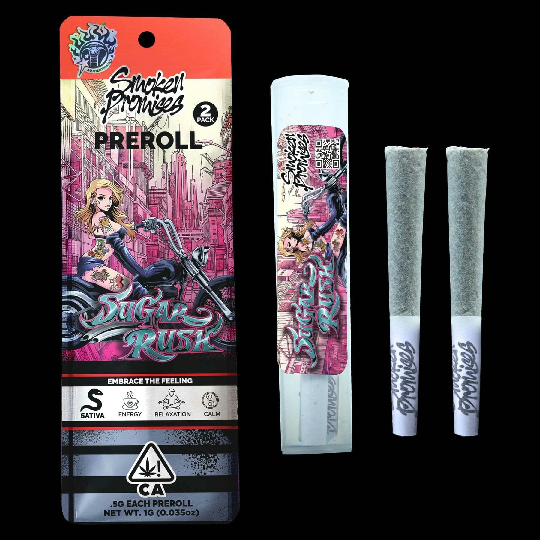 Sugar Rush 2-Pack Pre-Rolls - 1g