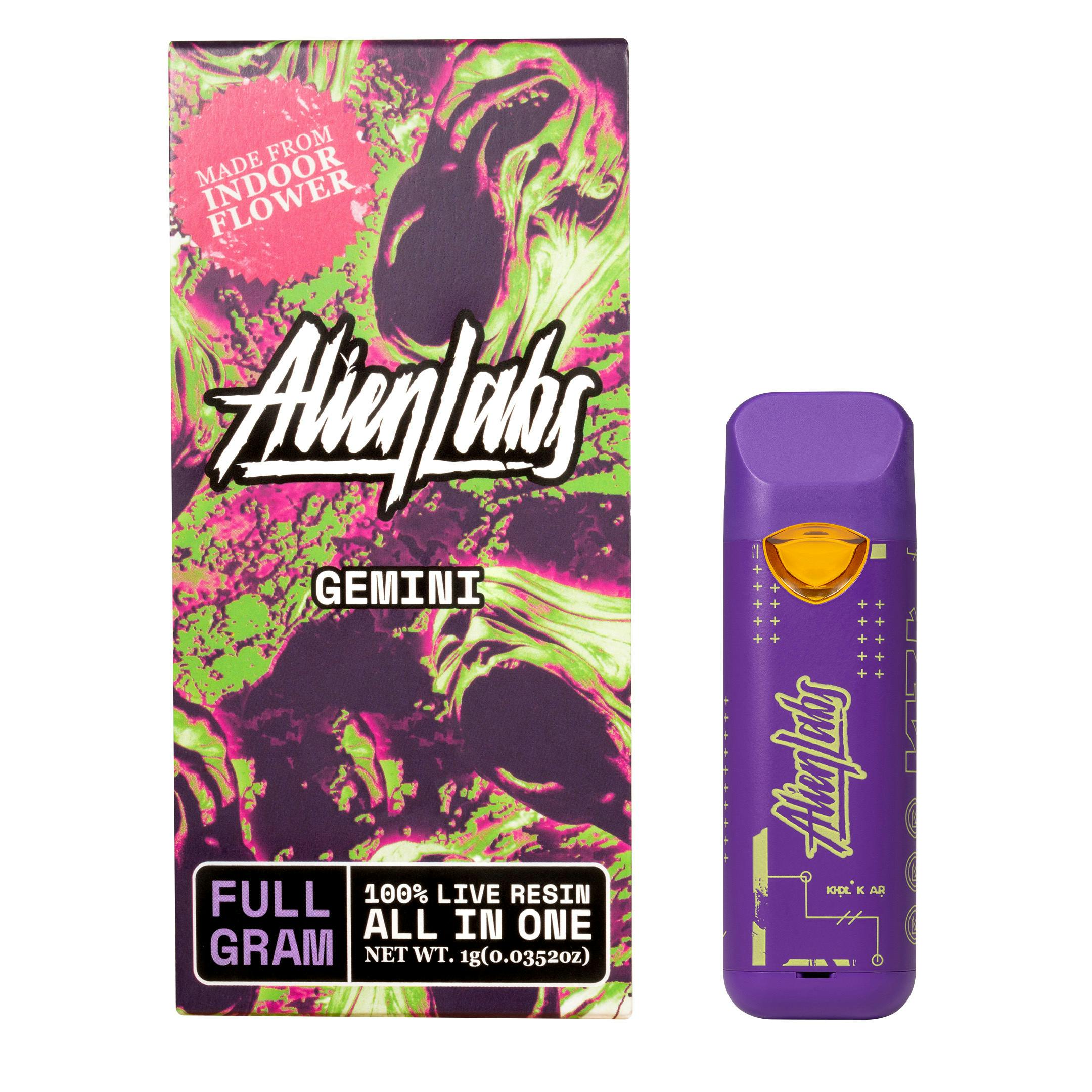 Gemini All-In-One Live Resin Vape - 1g