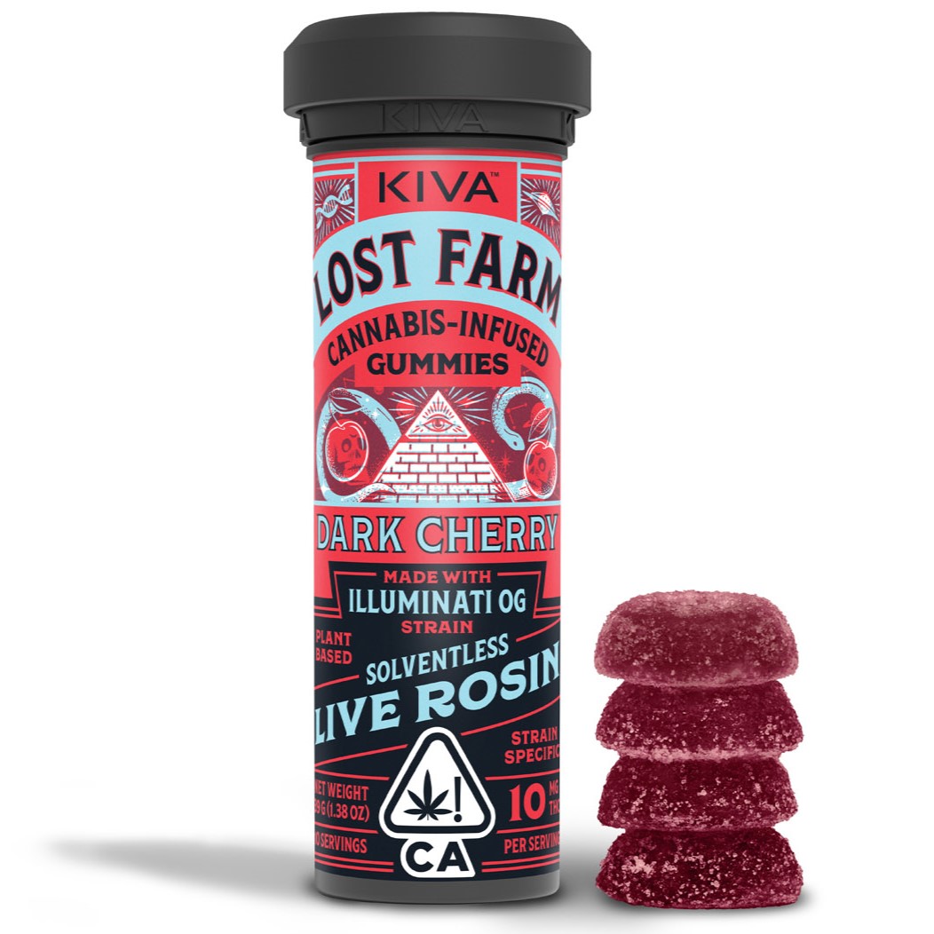 Dark Cherry x Illuminati OG Live Rosin Gummies - 100mg