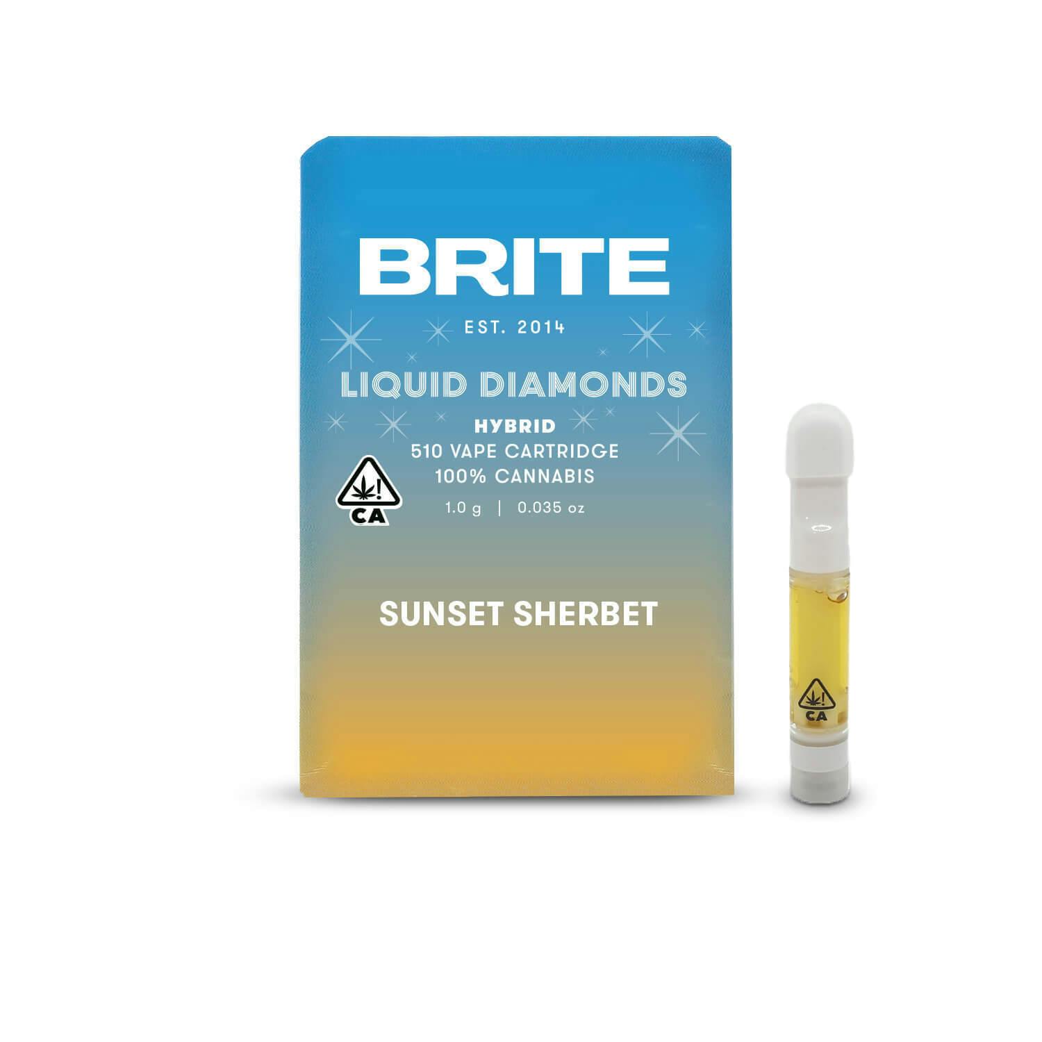 SUNSET SHERBET LIQUID DIAMONDS CARTRIDGE - 1G
