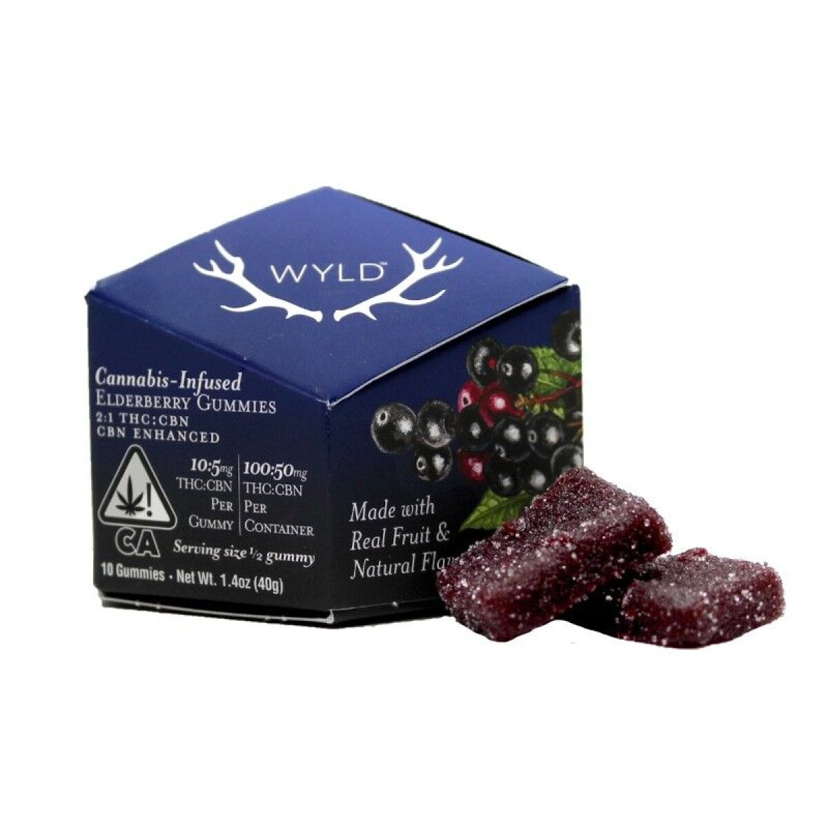 Wyld: ELDERBERRY 2:1 THC: CBN - 100 MG - 10 PACK