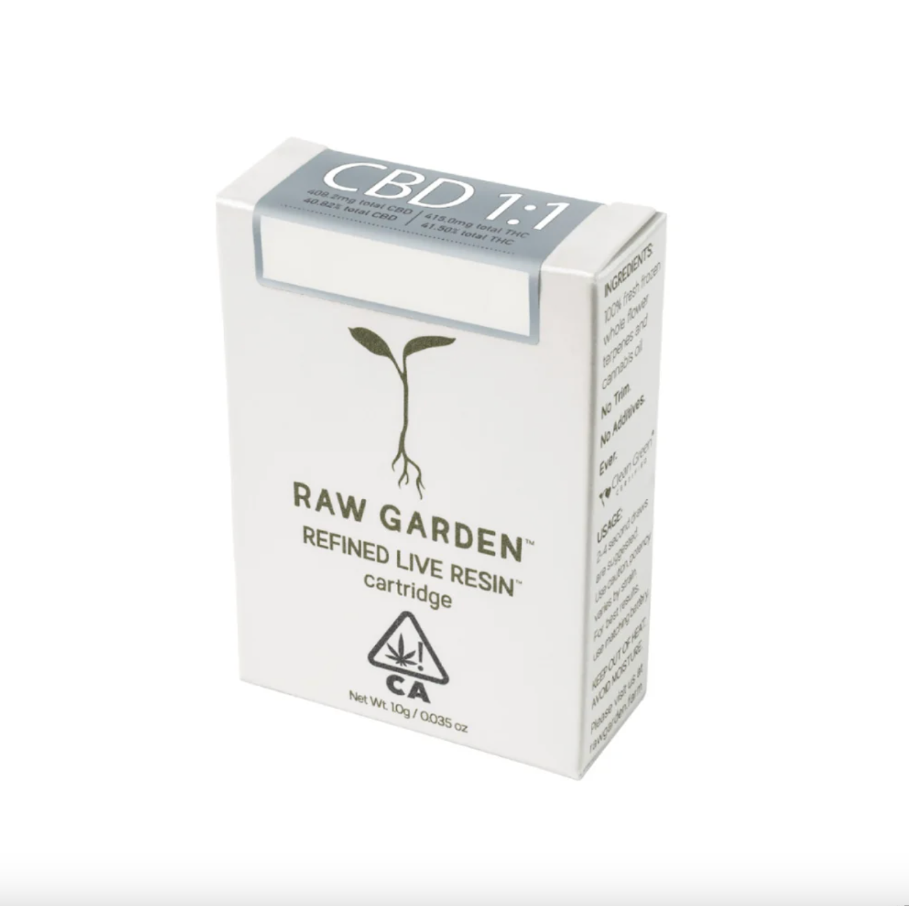 RAW GARDEN - Berry Nova 1:1 |CBD:THC| 1g Cart | Torrey Holistics