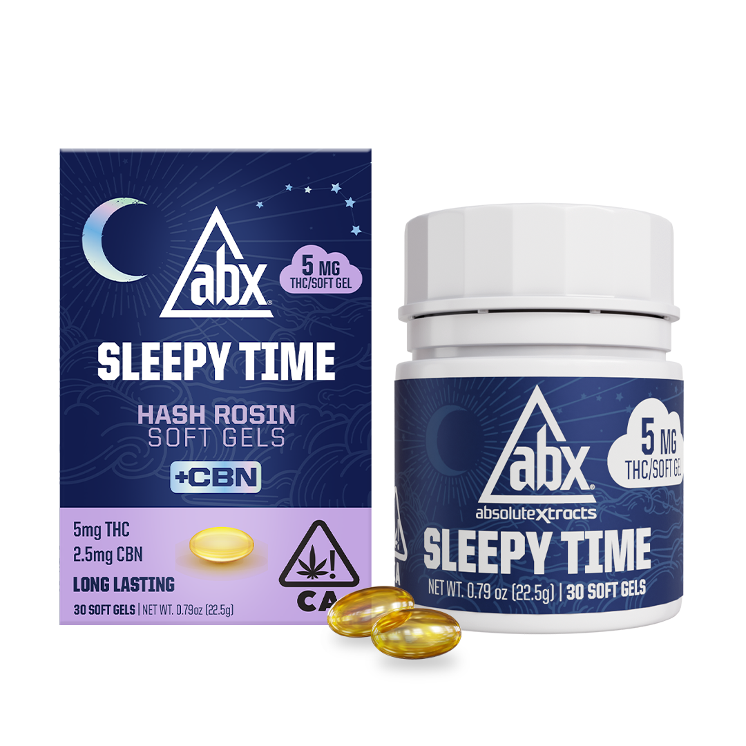 ABSOLUTE EXTRACTS | ABX - Sleepy Time Hash Rosin Soft Gels - 750mg (30 ...