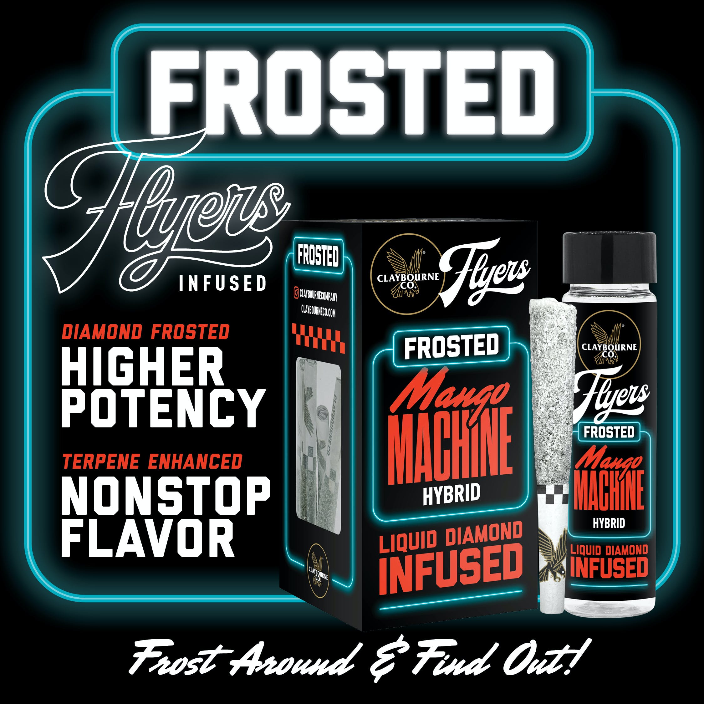 MANGO MACHINE FROSTED FLYERS 2-PACK PRE-ROLLS