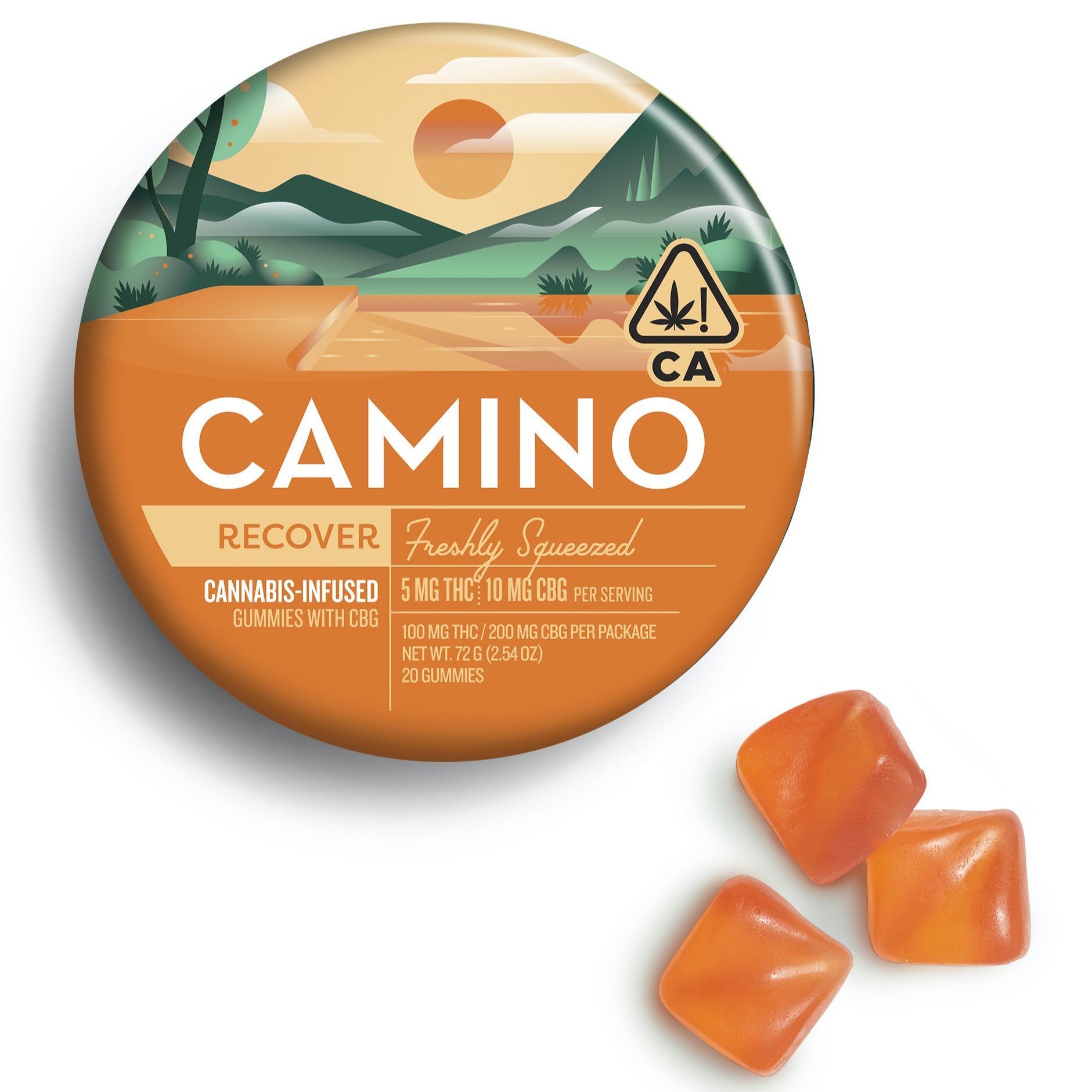 CAMINO — FRESHLY SQUEEZED - 200MG CBG - 100MG THC