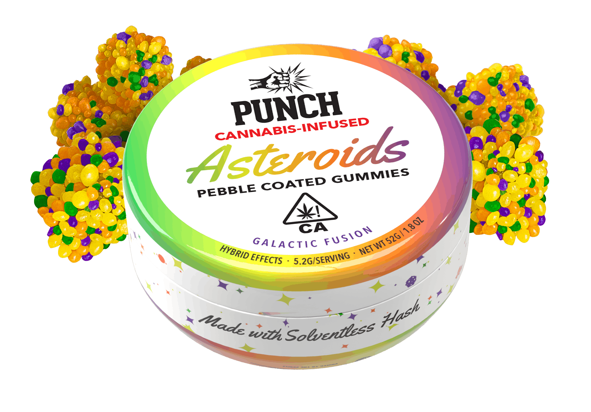 ASTEROIDS GUMMIES - 100MG