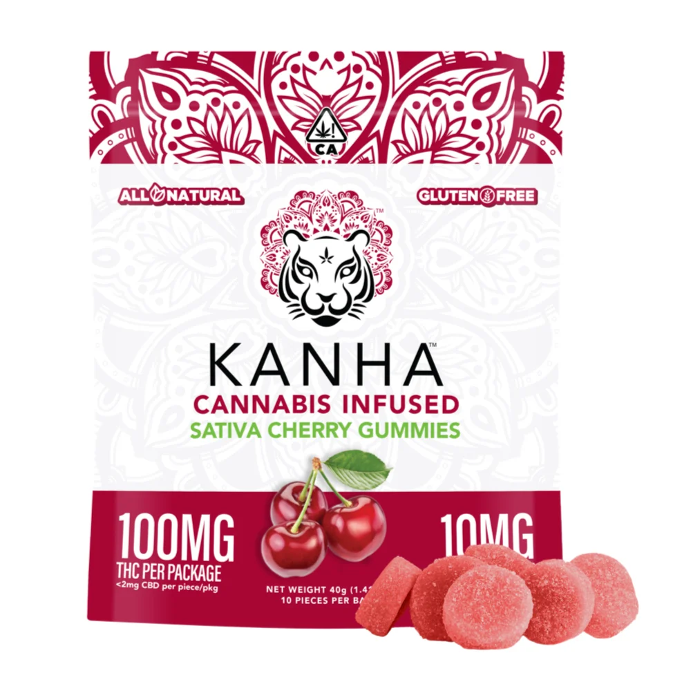 KANHA — SOUR CHERRY - 100MG (10-PACK)