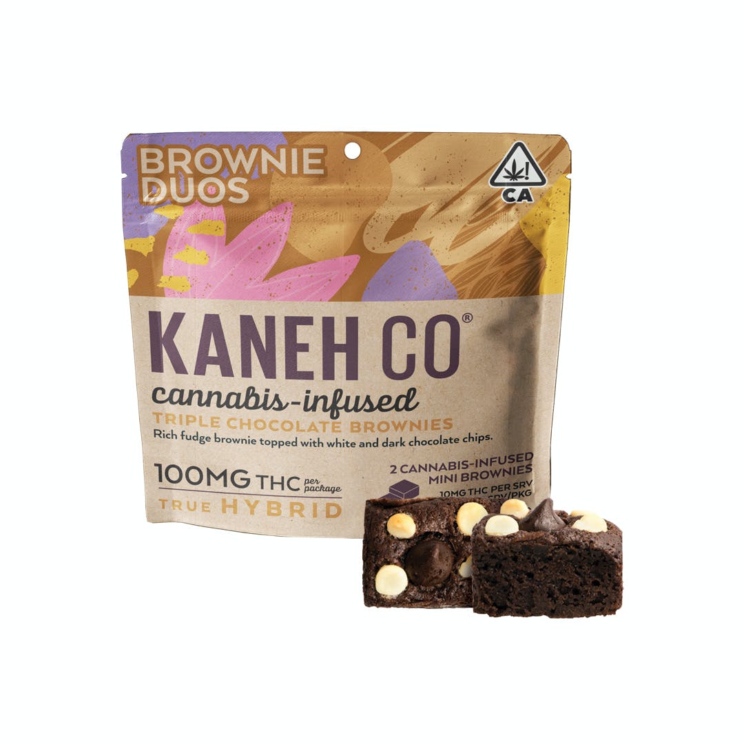 TRIPLE CHOCOLATE BROWNIE DUOS | 100MG