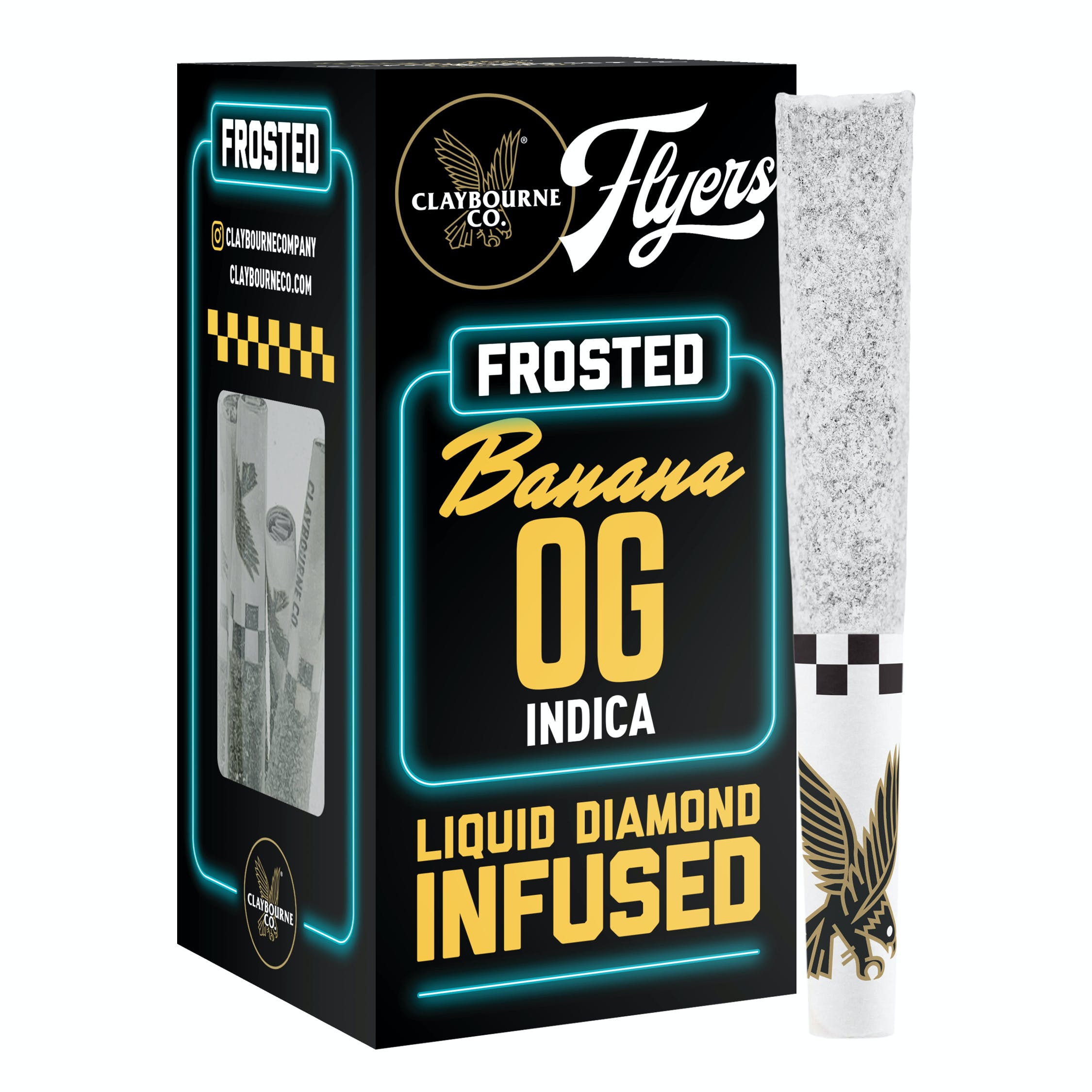 BANANA OG FROSTED FLYERS 5-PACK INFUSED PRE-ROLLS