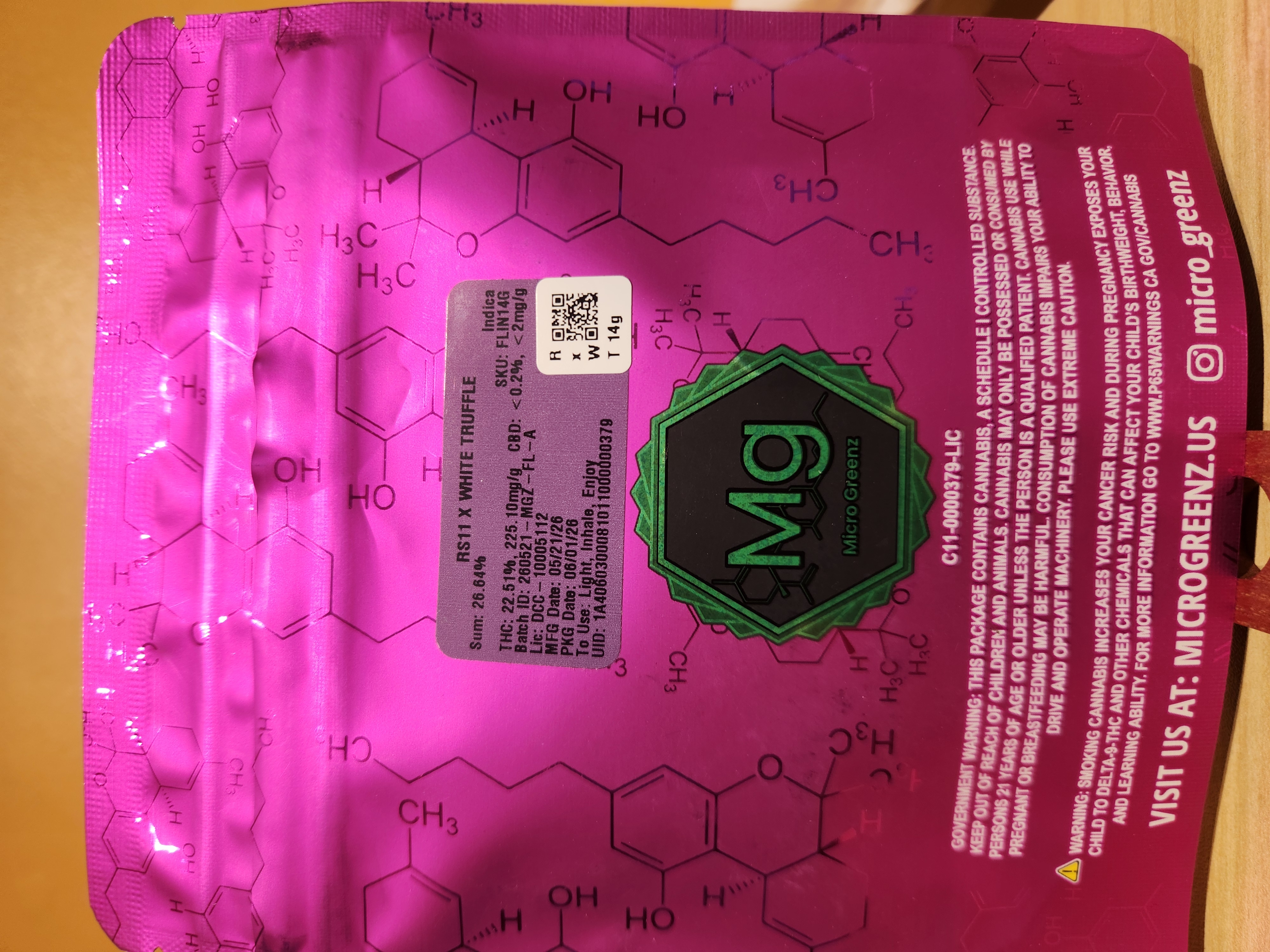 Micro Greenz — Rs11 X White Truffle