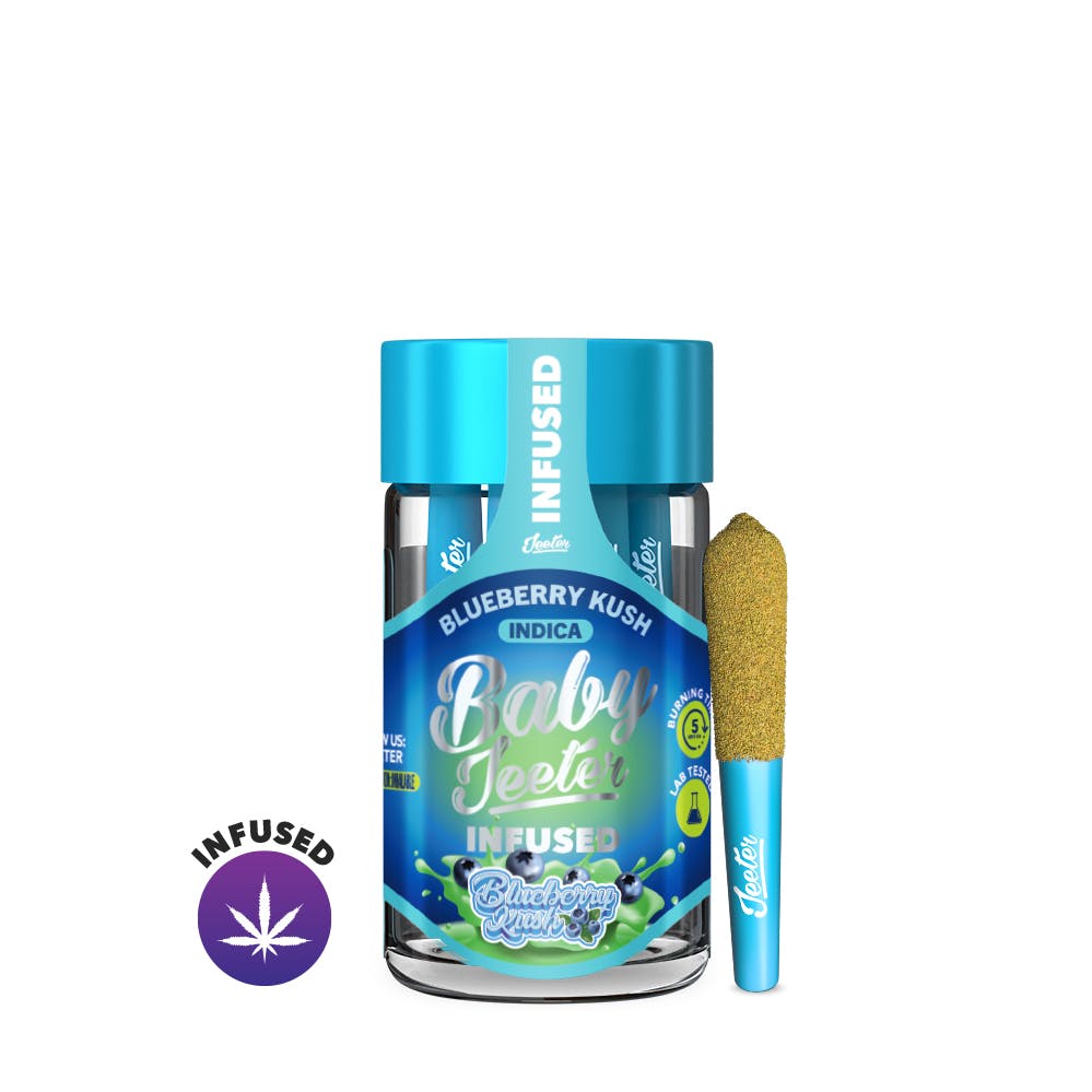 Blueberry Kush 5-Pack In fused Pre-Rolls - 2.5g