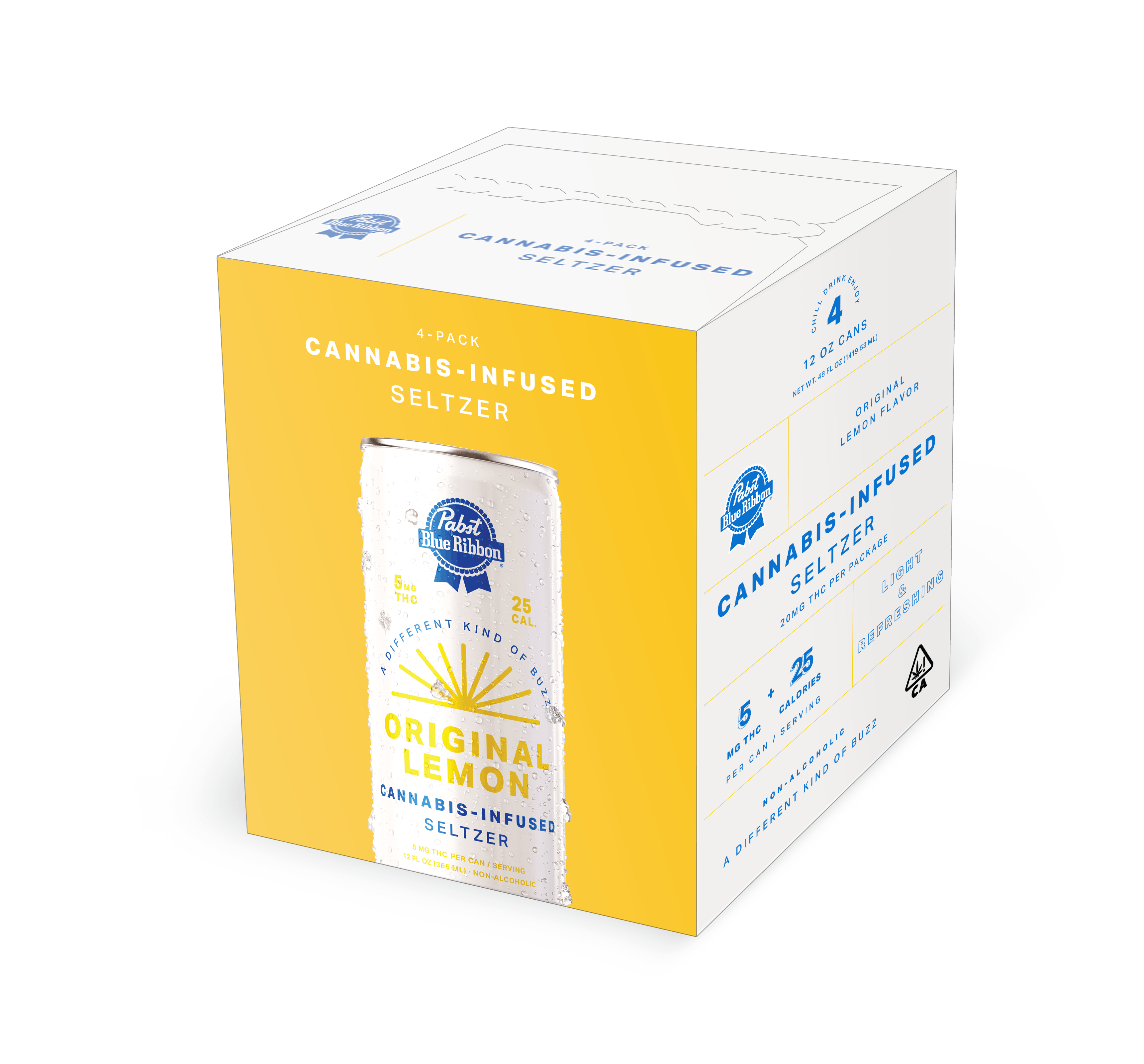 HIGH SELTZER LEMON 4-PACK