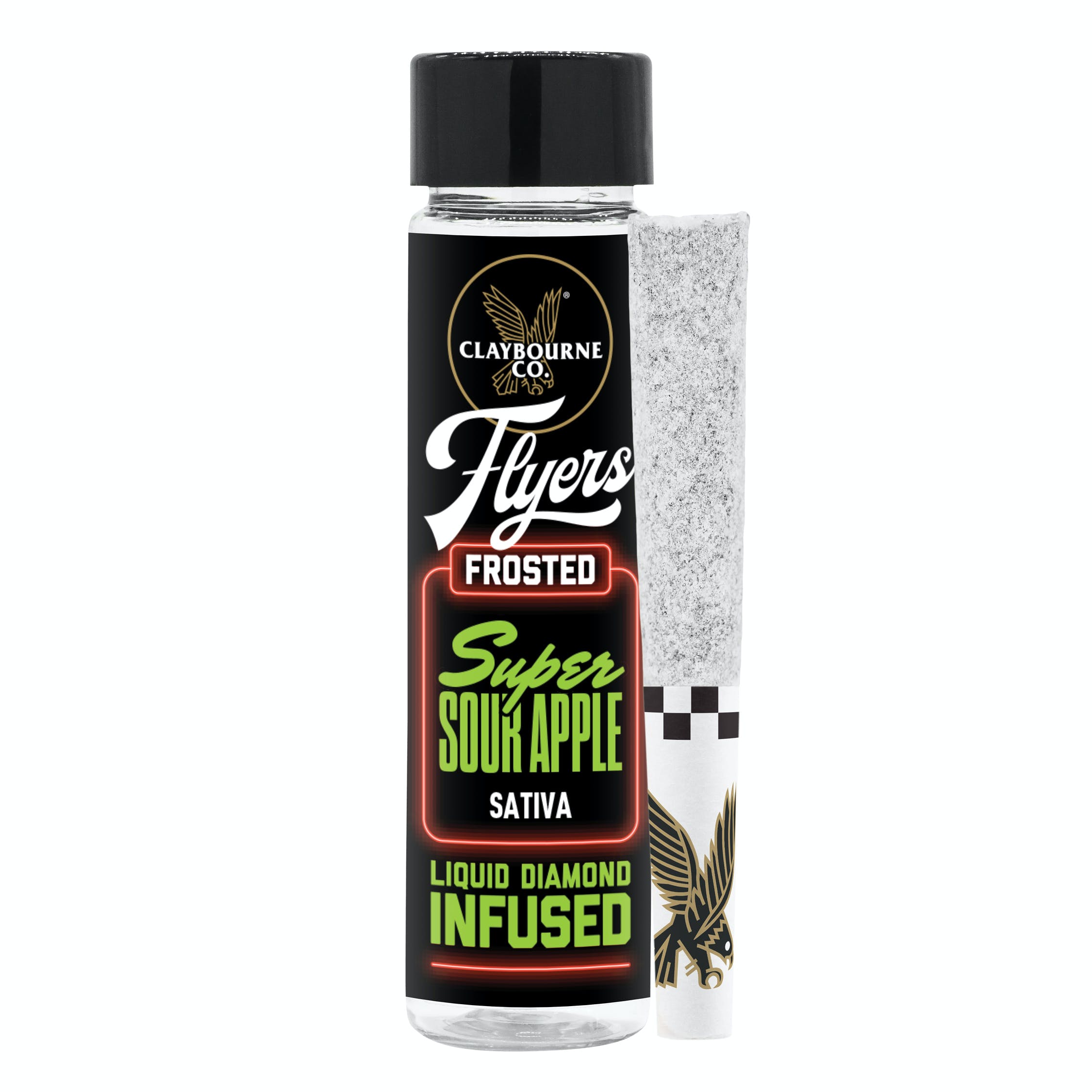 Super Sour Apple Frosted Flyers 2-Pack Infused Pre-Rolls