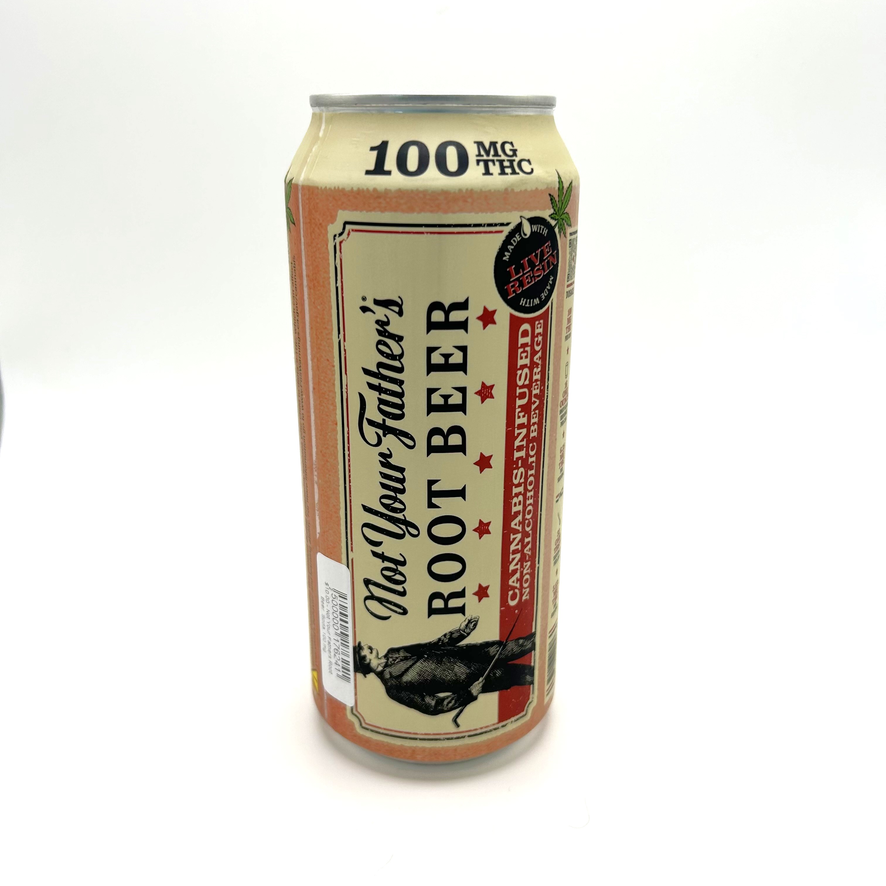 NOT YOUR FATHERS ROOT BEER SODA 100 MG