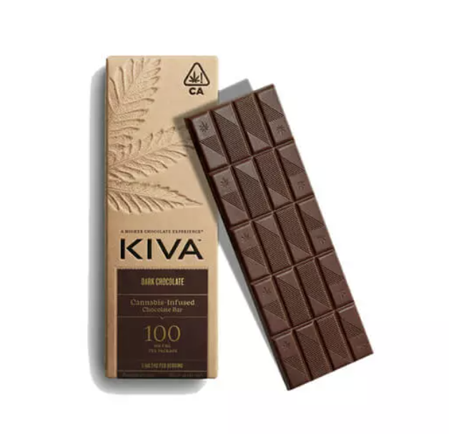 Kiva: DARK CHOCOLATE - 100MG