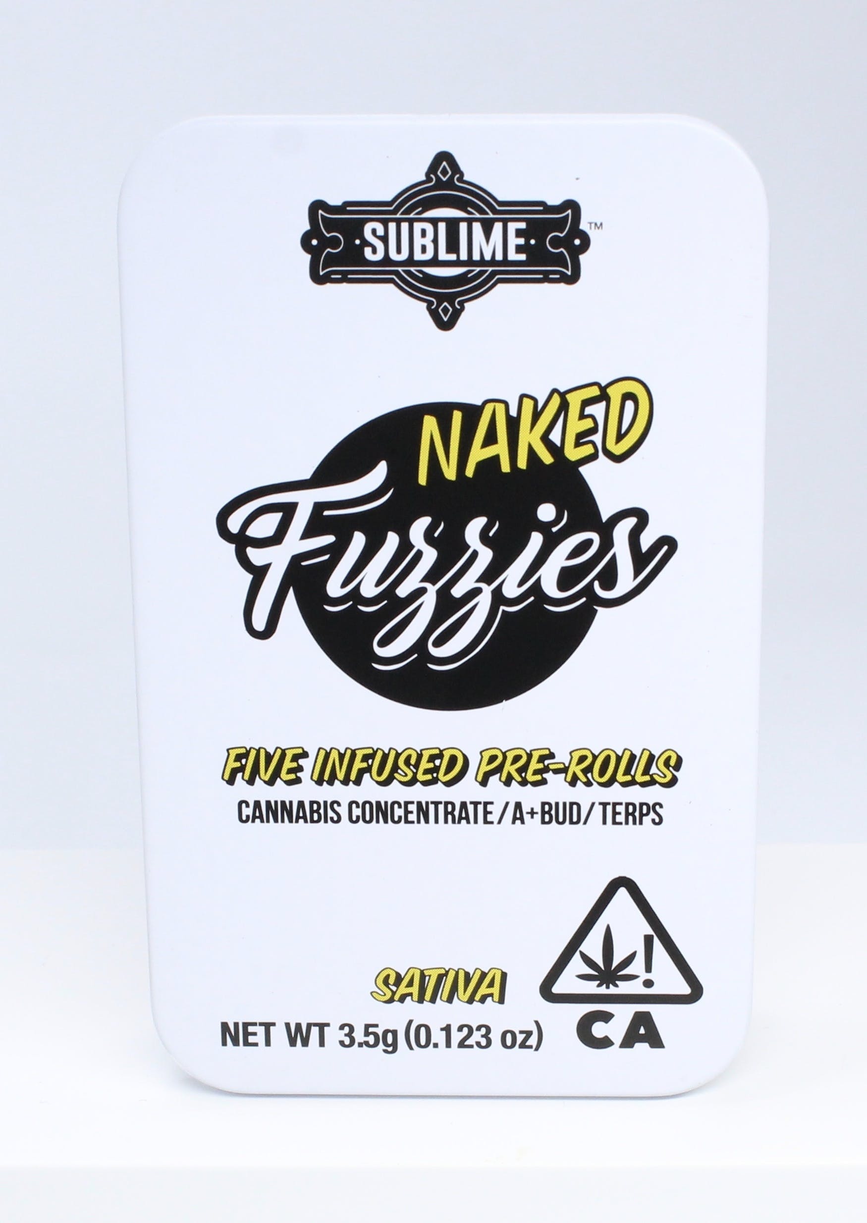 NAKED SATIVA FUZZIES 5-PACK INFUSED PRE-ROLLS
