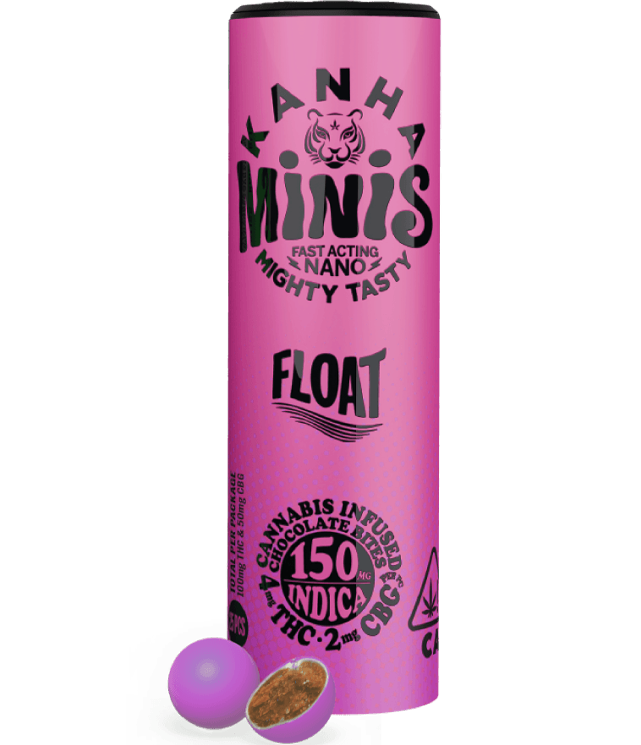 KANHA — FLOAT MINIS 2:1 100THC:50CBC 150MG (25-PACK)